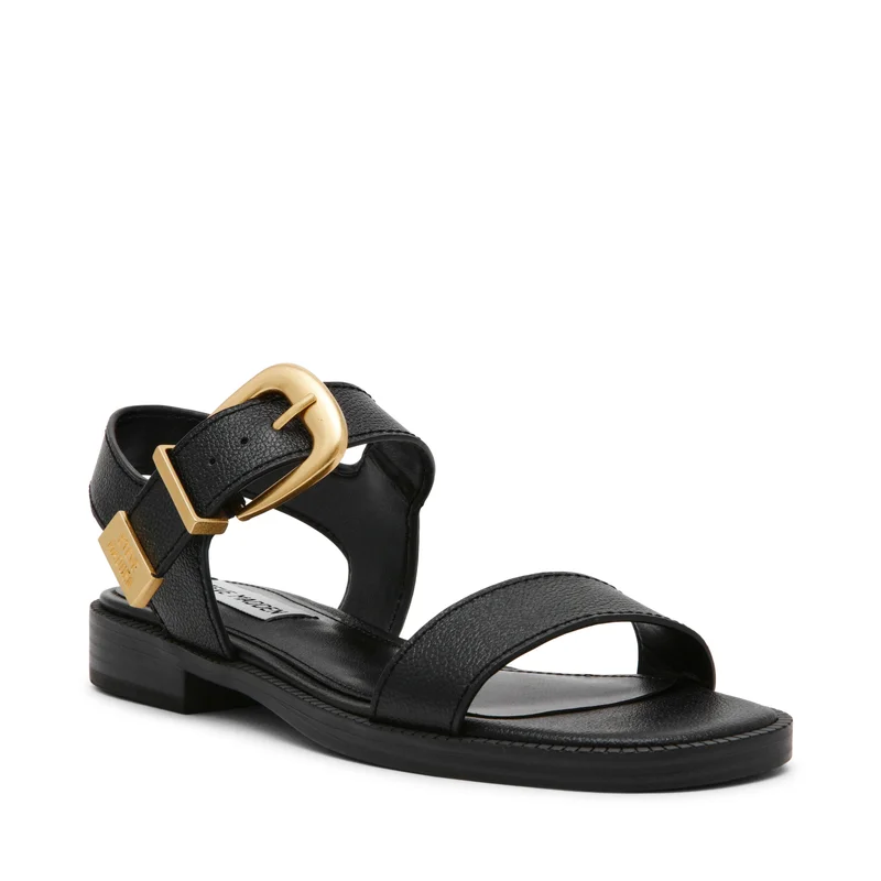 STEVE MADDEN Steve madden islander black leather women's sandals